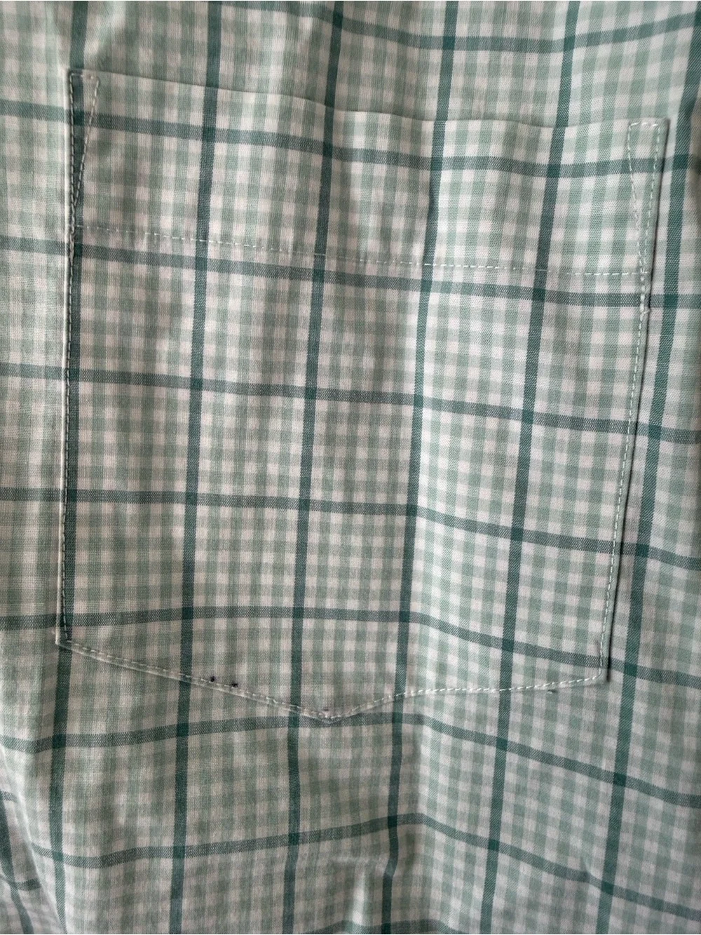 J. Crew Men's Light Green Plaid Button-Down Shirt